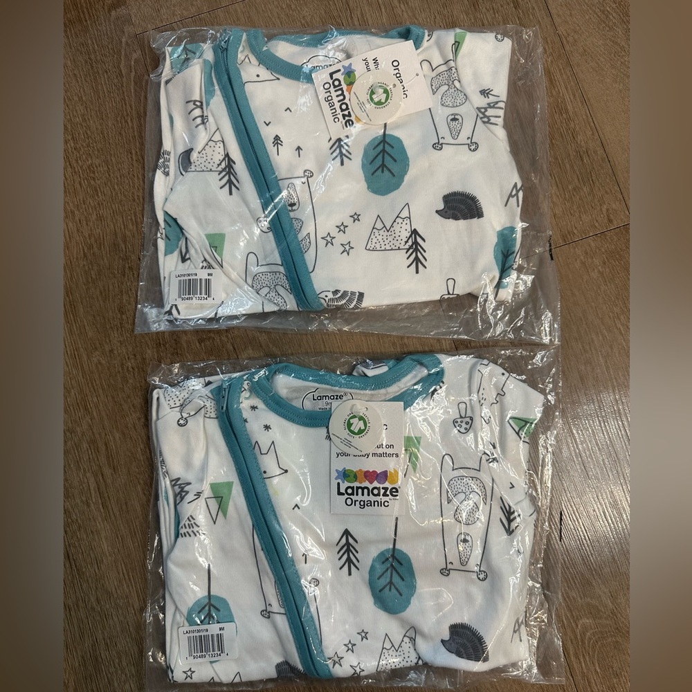 Lamaze Baby Sleepwear size 9M bundle of 2